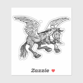 Pferdefliegen Aufkleber