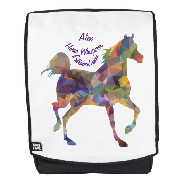 Pferdeflüster Schluchten Kunst, Dichtung und Musik Rucksack (Vorderseite)