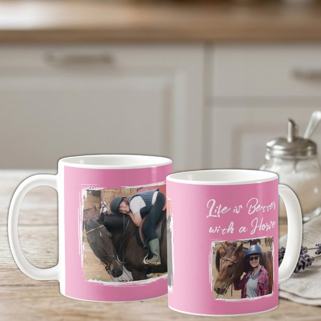 Pferdefreund 2 Foto Kaffeetasse (Von Creator hochgeladen)