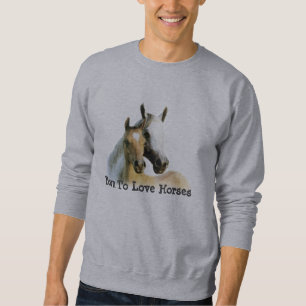 Pferdefreund-erwachsenes UnisexSweatshirt Sweatshirt