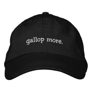 Pferdefreund Gallop Mehr Baseballkappe Bestickte Kappe