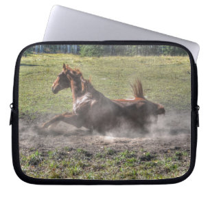 Pferdefreunde Reitsportler Foto Laptopschutzhülle