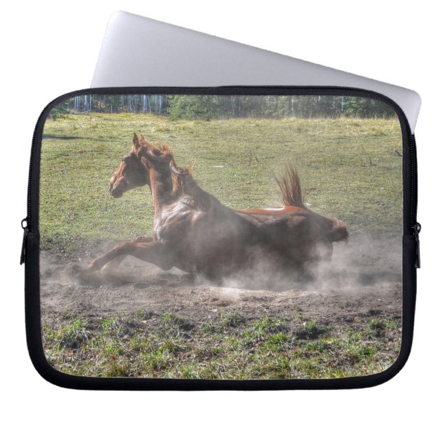 Pferdefreunde Reitsportler Foto Laptopschutzhülle (Vorderseite)