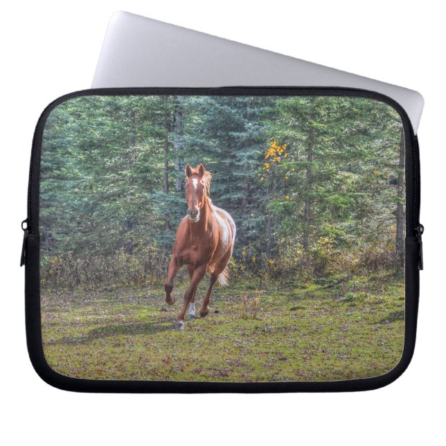 Pferdefreunde Reitsportler Foto Laptopschutzhülle (Vorderseite)