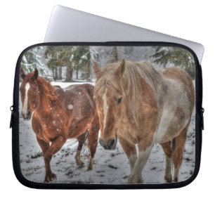 Pferdefreunde Reitsportler Foto Laptopschutzhülle