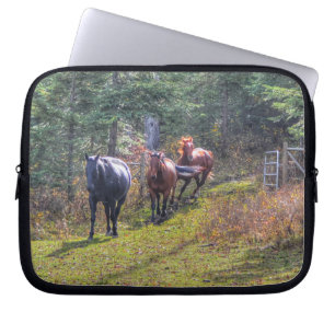 Pferdefreunde Reitsportler Foto Laptopschutzhülle