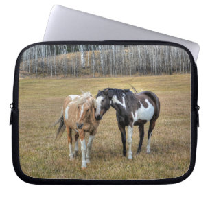 Pferdefreunde Reitsportler Foto Laptopschutzhülle