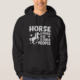 Pferdefreunde sind stabile Menschen Hoodie