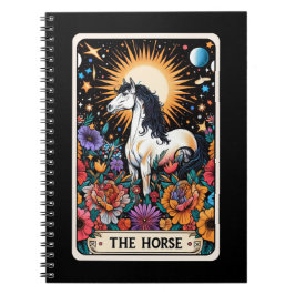 Pferdegeist Tarot Card Notebook Notizblock