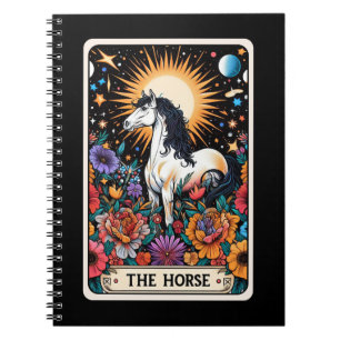 Pferdegeist Tarot Card Notebook Notizblock
