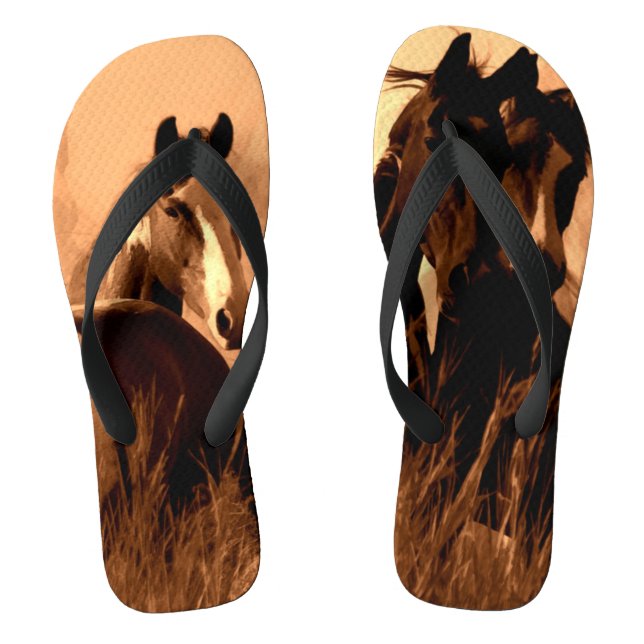 Pferdegeister Flip Flops (Fußbett)