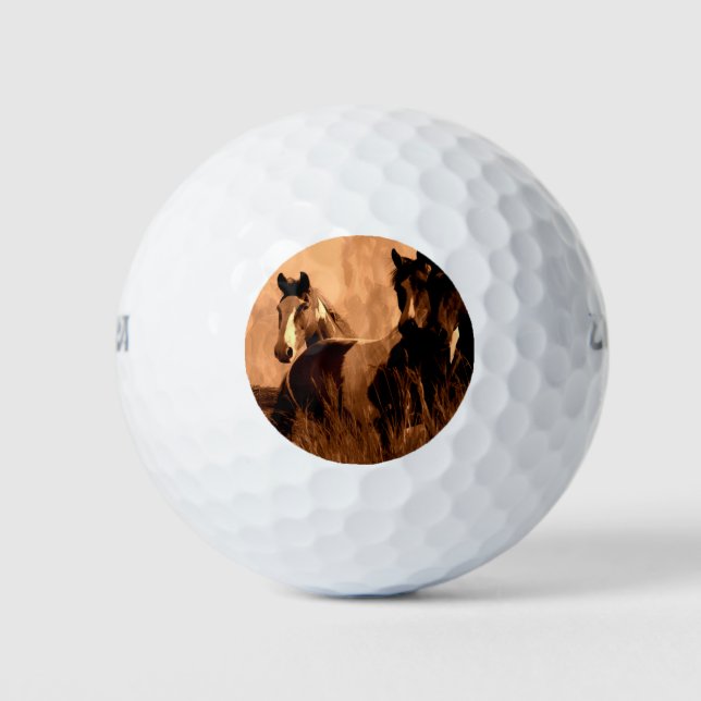 Pferdegeister Golfball (Vorderseite)