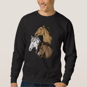 Pferdegeschenke für Mädchen 10-12 Lieben Reiten Sweatshirt
