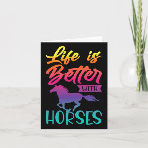 Pferdegeschenke für Mädchen. Reiten6 Karte