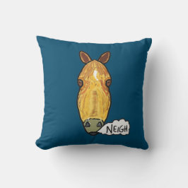 Pferdegesicht Neigh Kissen