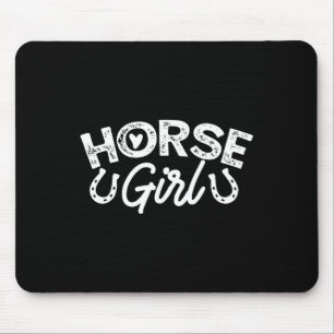 PferdeGirl Barrel Racing Show Jumping Ri Mousepad