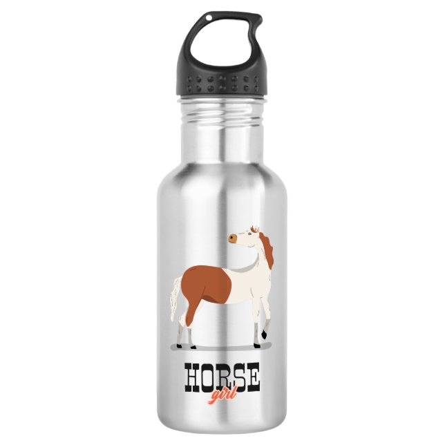 PferdeGirl Edelstahlflasche (Vorderseite)