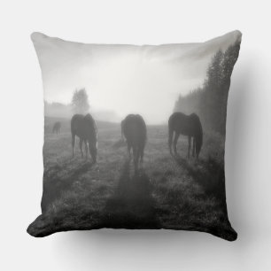 Pferdehahn-Foto auf einer BC Ranch Kissen