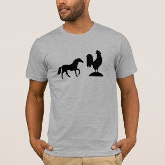 Pferdehahn-T-Shirt T-Shirt