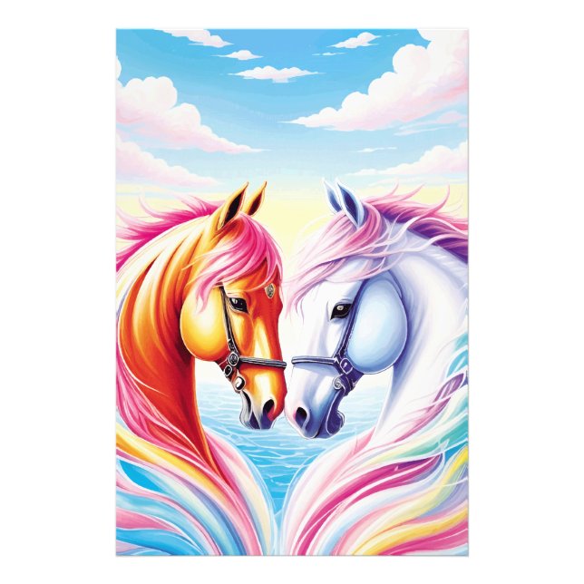 Pferdeherz Fotodruck (Vorne)