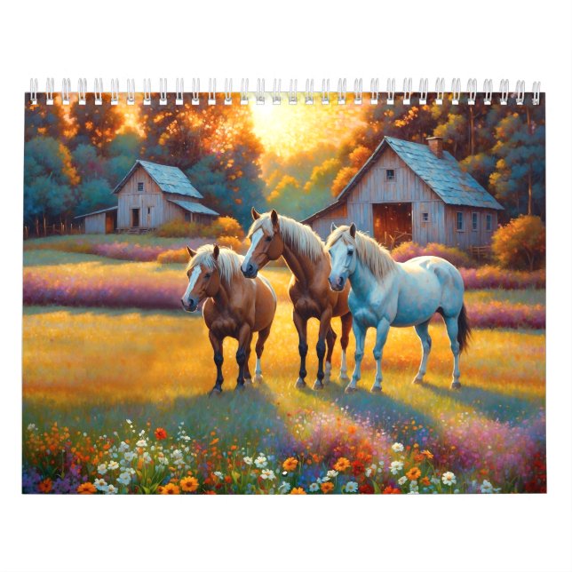 Pferdehöfe Kalender (Titelbild)
