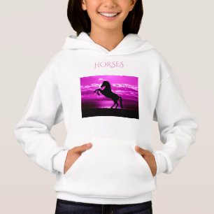 PFERDEhoodie, Komfortmischung hanes Sweatshirt