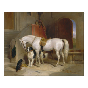 Pferdehunde Lieblinge Malerei Landseer Propert Fotodruck
