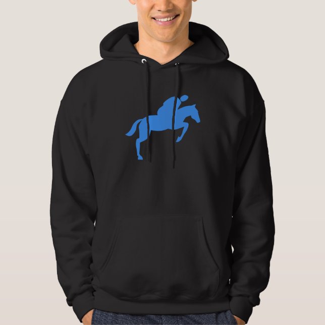 Pferdehüpfen - Baby Blue Hoodie (Vorderseite)