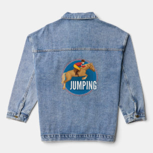 Pferdehüpfen Jeansjacke