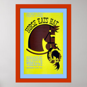 Pferdehut Poster