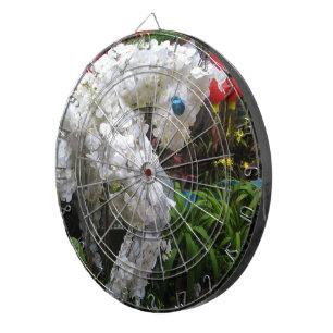 Pferdejahr 春 節 馬 ... Thema chinesische Blume Dartscheibe