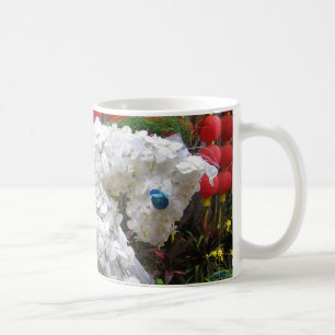 Pferdejahr 春 節 馬 ... Thema chinesische Blume Kaffeetasse
