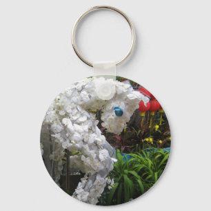 Pferdejahr 春 節 馬 ... Thema chinesische Blume Schlüsselanhänger