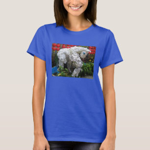 Pferdejahr 春 節 馬 ... Thema chinesische Blume T-Shirt