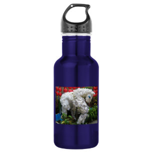 Pferdejahr 春 節 馬 ... Thema chinesische Blume Trinkflasche