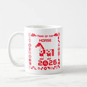 Pferdejahr 2026 kaffeetasse