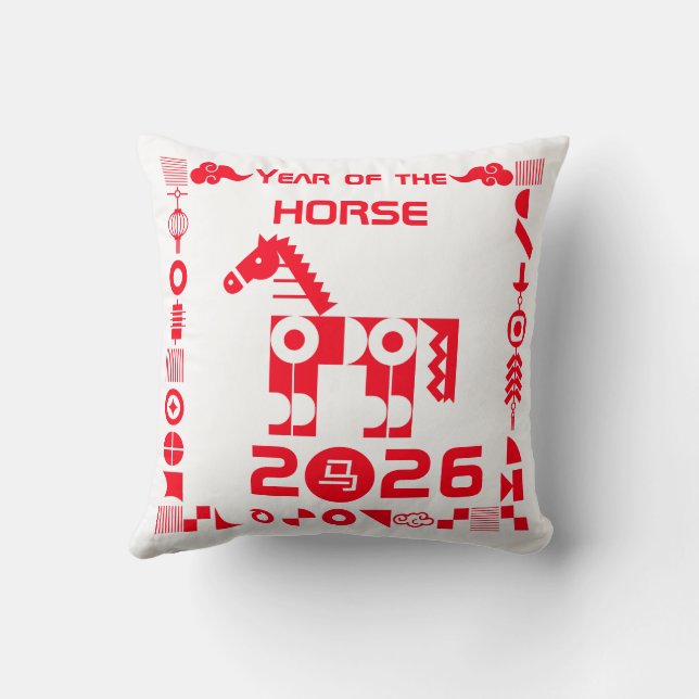 Pferdejahr 2026 kissen (Rückseite)