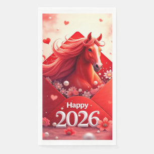 Pferdejahr 2026 serviette