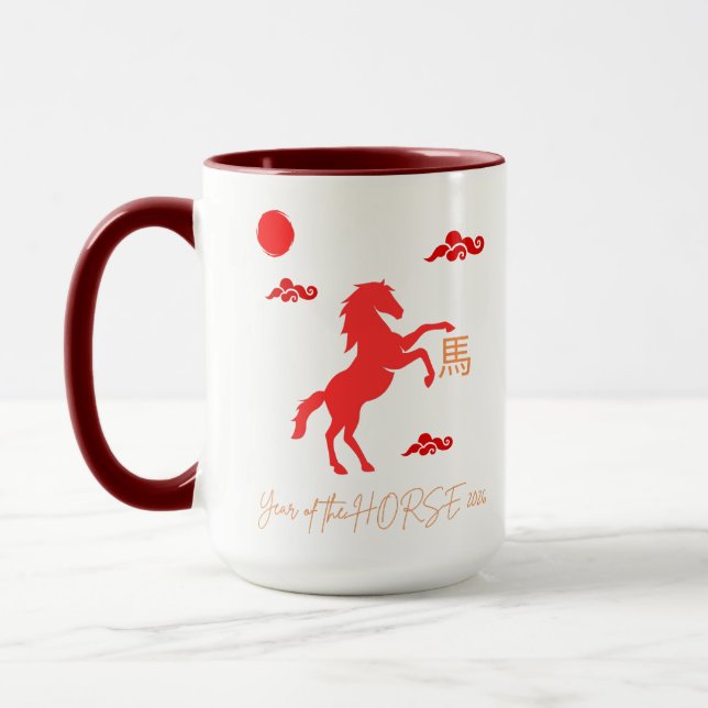Pferdejahr 2026 tasse (Links)