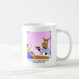 Pferdekellner Cartoon T-Shirts & Geschenke Kaffeetasse