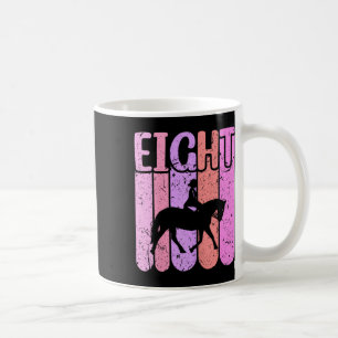 Pferdekinder 8. Geburtstag Reiten Kaffeetasse