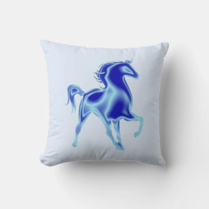 Pferdekissenblau oder Farbe auswählen Kissen