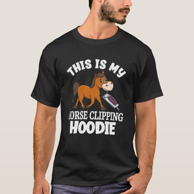 Pferdekletter Das ist mein Pferdeklettern T-Shirt (Vorderseite)