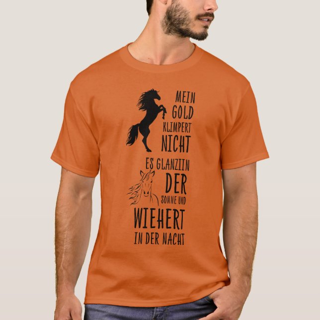 Pferdekletterknabe T-Shirt (Vorderseite)