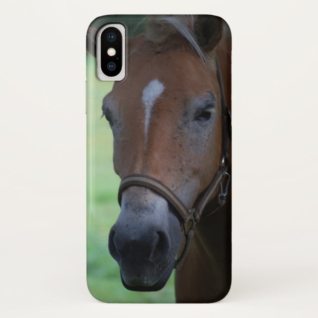 Pferdekopf 001 Case-Mate iPhone hülle (Rückseite)