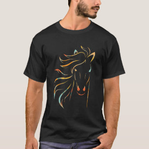 Pferdekopf Esquireian Design T-Shirt