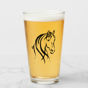 Pferdekopf Glas