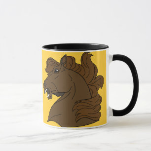 Pferdekopf-Keramikbecher Tasse