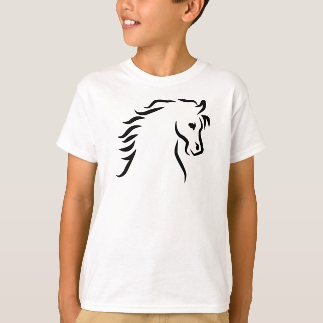 Pferdekopf T-Shirt (Vorderseite)