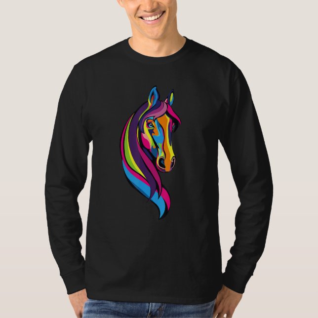 Pferdekopfbäume T-Shirt (Vorderseite)